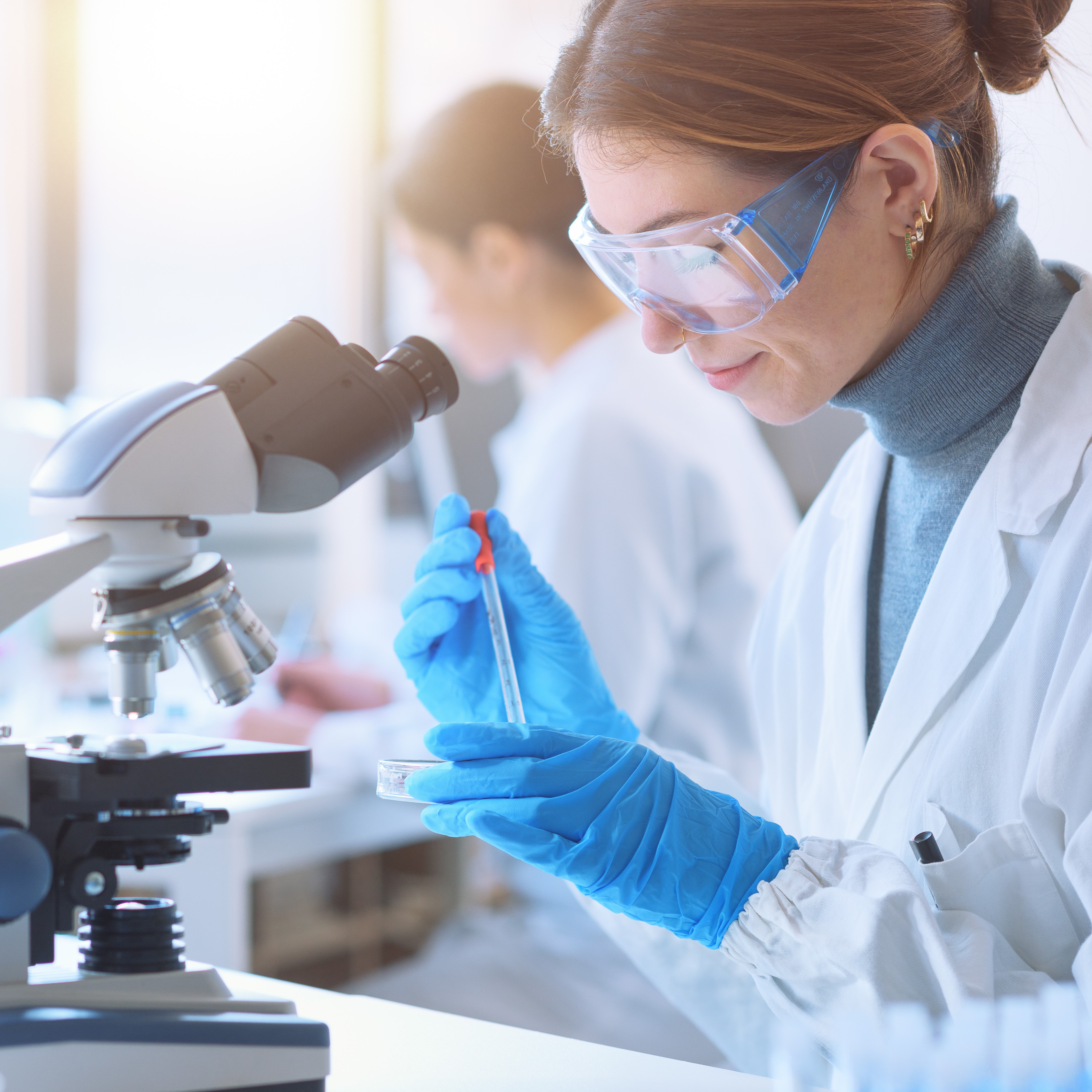 Woman in lab