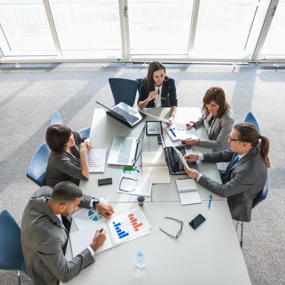 Business team meeting image