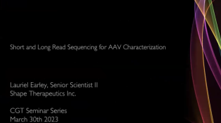 ASGCT-BIO AAV Sequencing webinar title card