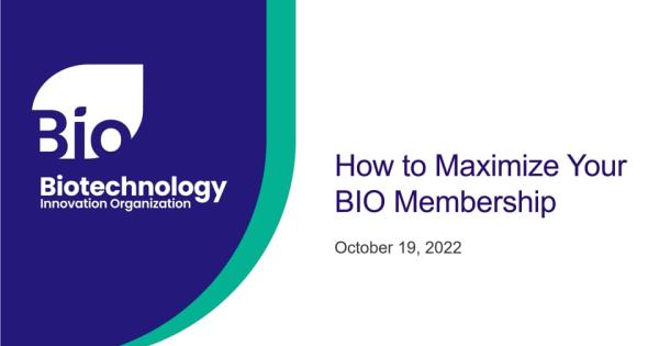 How to Maximize BIO Membership with BIO Business Solutions | BIO